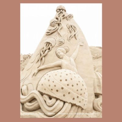 Sandskulptur/ vand